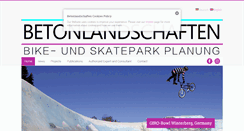 Desktop Screenshot of betonlandschaften.de